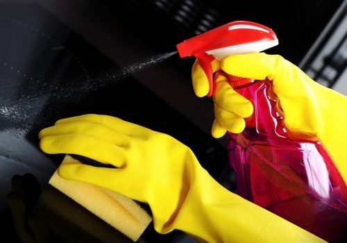 Oven cleaner removing grease from oven racks in Balham