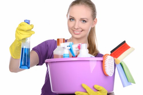 Balham office cleaning team sanitising desks and shared surfaces